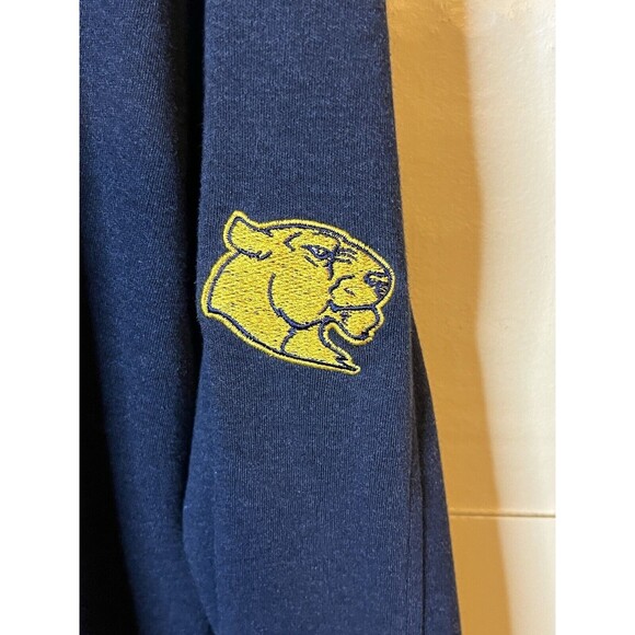 Greg Norman Men’s XXL Navy Blue 1/4 Zip Pittsburgh Panthers Pullover Used - Picture 2 of 7